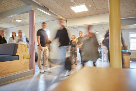 Nye elever ankommet til Hald Ege Efterskole