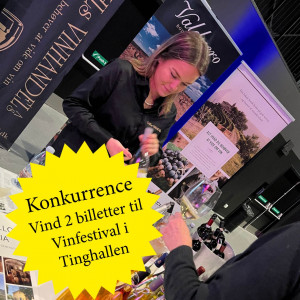 Vind 2 billetter til Vinfestival i samarbejde med Tinghallen