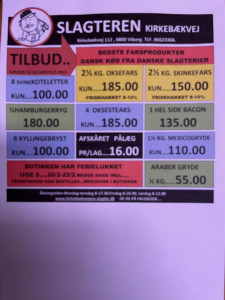 Vidste du at de lokale slagtere er billigere end supermarkeder ?