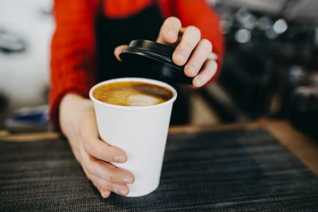 Send eller modtag en kaffe/kage opmuntring 