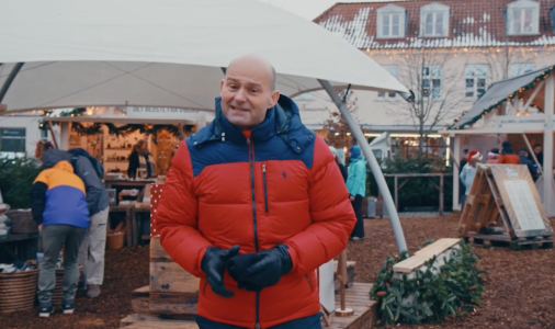 Søren Pape viser stolt Viborg frem