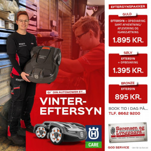 Vintereftersyn af din automower?
