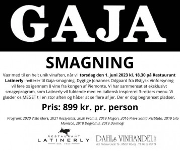 Vinsmagning - sæt kryds