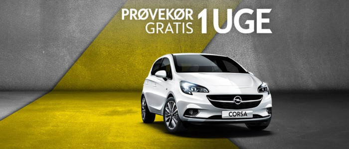 Prøvekør gratis i 1 uge