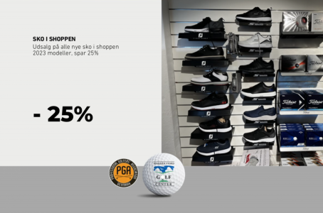 Sommerudsalg på golfudstyr