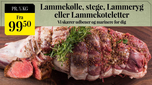 Påsketilbud fra Stoholm slagteren i Sct. Mathias marked uge 12