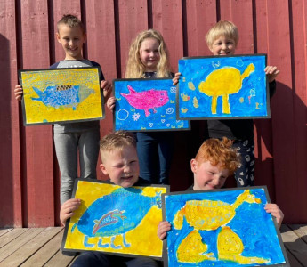 Billeder tegnet til Ukraine