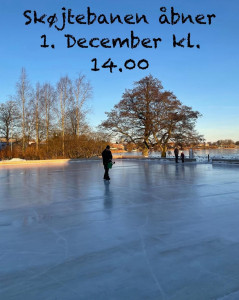 Så åbner skøjtebanen imorgen d. 1. dec