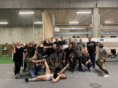 Funhall viser rundt i lokalerne