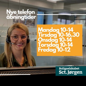 Nye åbningstider på tlf fra 1. februar